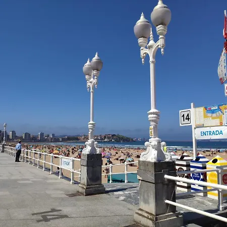 Casa Junto Al Mar Lägenhet Gijón